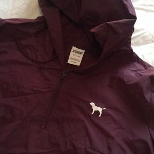VS PINK wine windbreaker